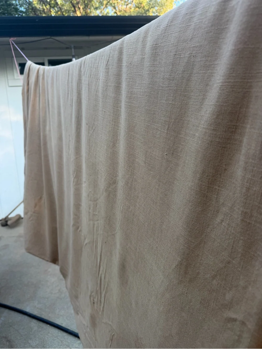 Casaluna Warm Brown Linen-Blend Comforter